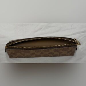 NWOT Coach Pencil Case in Signature Canvas